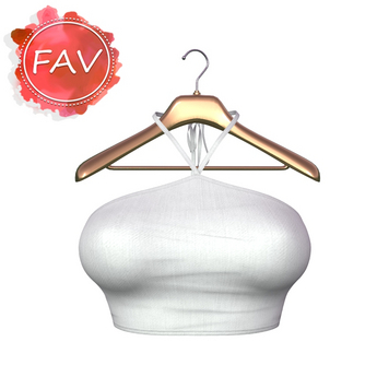 Second Life Marketplace - White Halter Top